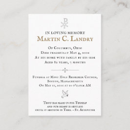 Memorandumkort Visitkort