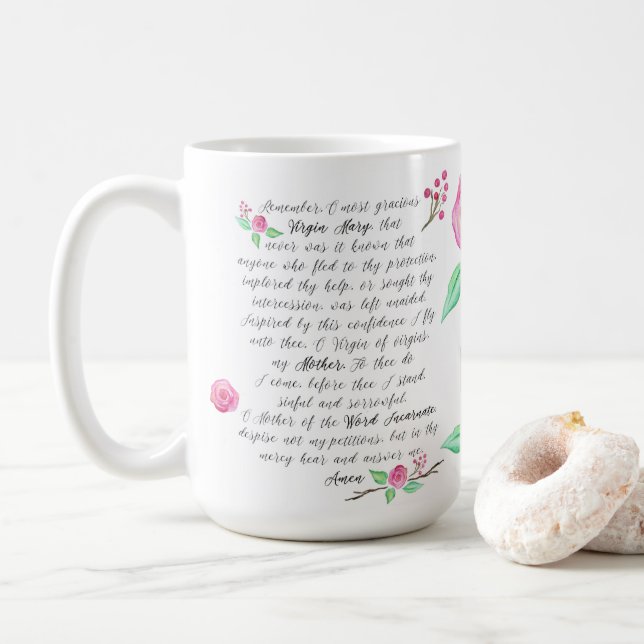 Memorare Kaffemugg (Med munk)