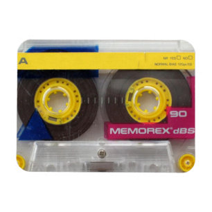 Memorex 80-talkassett magnet