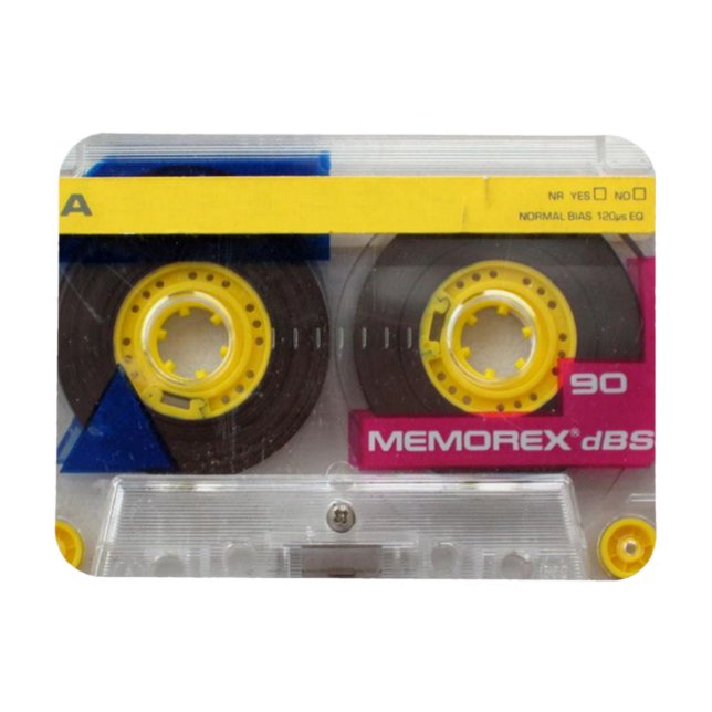 Memorex 80's Cassette Magnet (Horisontell)