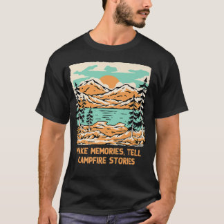 Memorial berättar för Campfire Stories Camping Fri T Shirt
