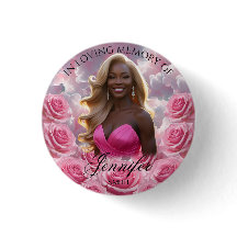 Memorial Button Rosa Himmel Memorial rosa ros Himm