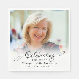 Memorial CLEBRATING THE LIFE OF Photo Pappersservett