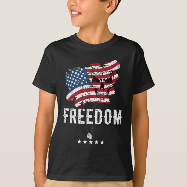 Memorial Day , 4:e juli, Independence , T Shirt (Framsida)