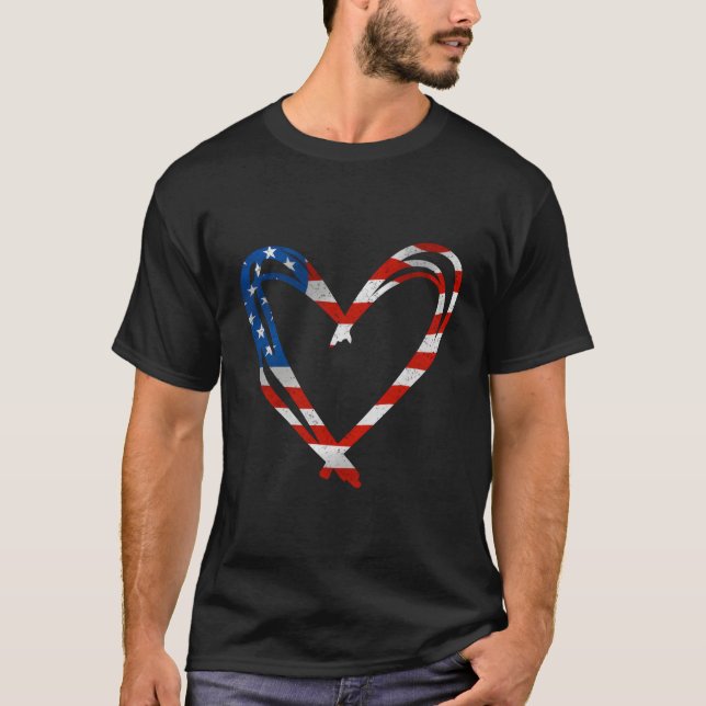 Memorial Day 4:e juli Piotic He T Shirt (Framsida)