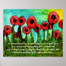Memorial Day and Veteran Day Poster