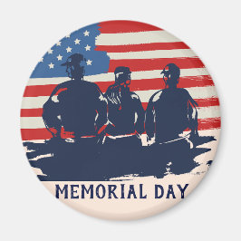 Memorial Day Barbecue Party Magnet