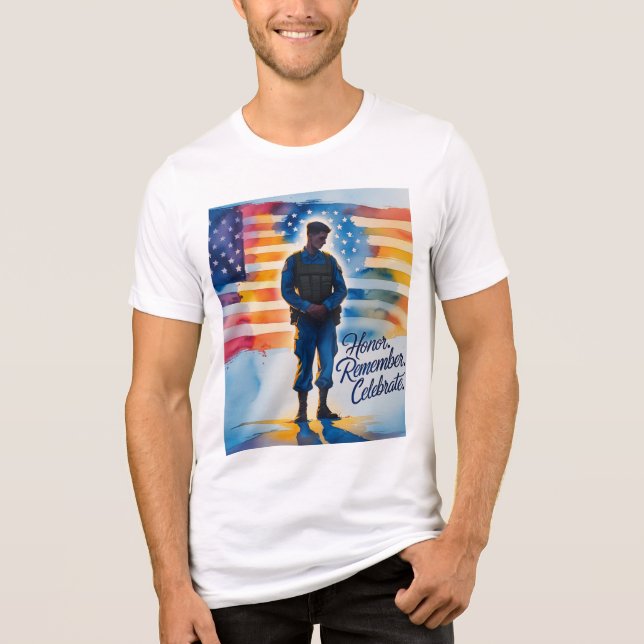 Memorial Day Evoking Honor Women T-Shirt (Framsida)