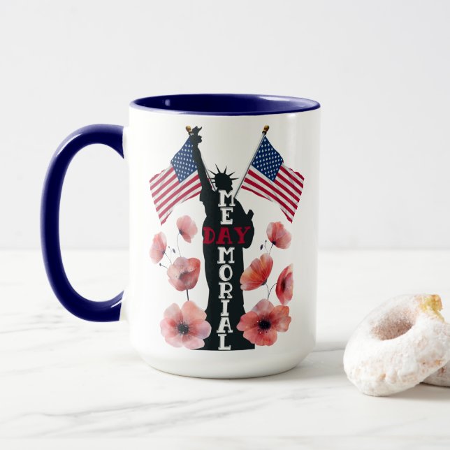 Memorial Day firande Mugg (Med munk)