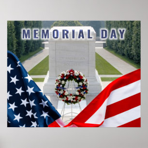 Memorial Day "Grav of the Unknown Soldier" Poster
