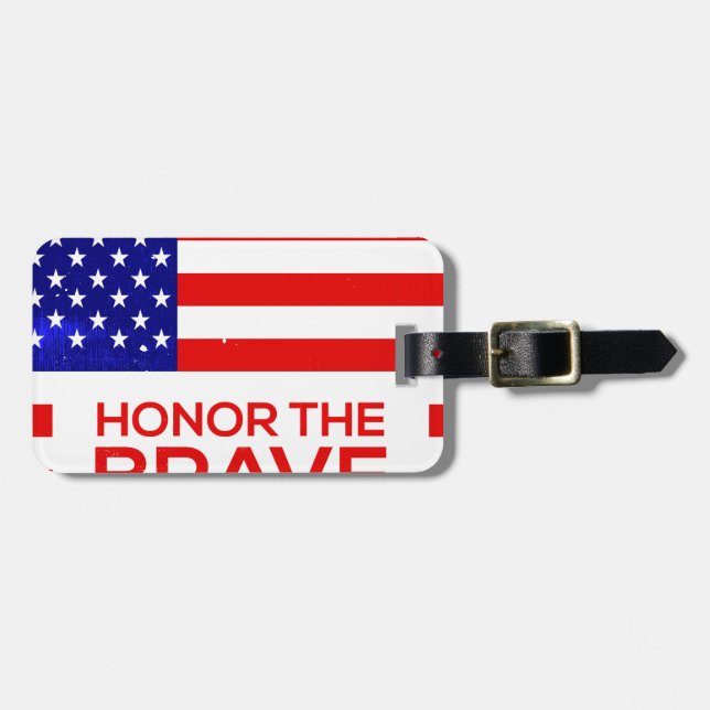Memorial Day grunge Bagagebricka (Horisontell Framsida)