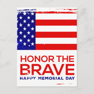 Memorial Day grunge Vykort