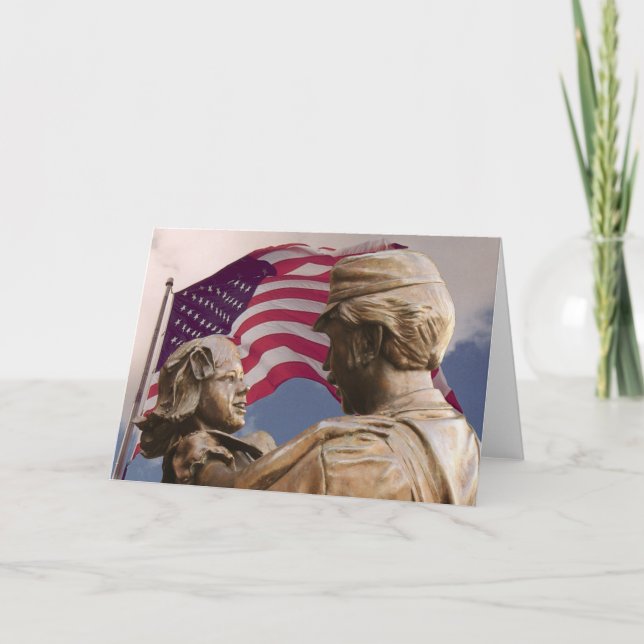 Memorial Day Homecoming Kort (Framsida)