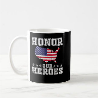 Memorial Day Honor our Heroes Military Veterans Kaffemugg