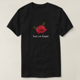 Memorial Day, minnesdag, Red Poppy T-Shirt