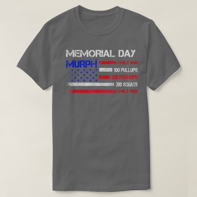 Memorial Day Murph US Milial T Shirt (Design framsida)