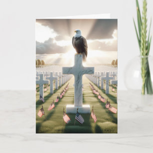 Memorial Day Örn på Kor Kort