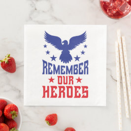Memorial Day Party Papper Napkins Pappersservett