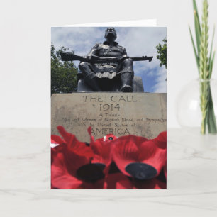 Memorial Day Poppies of Flanders fält Kort