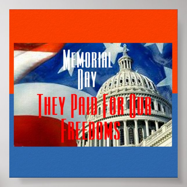 Memorial Day Poster (Framsidan)
