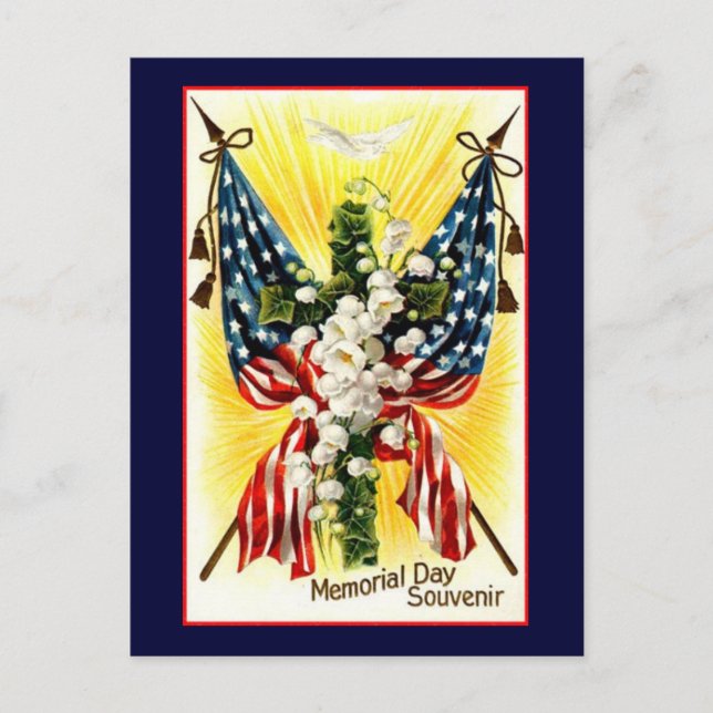 Memorial Day Souvenir-vykort Vykort (Framsida)