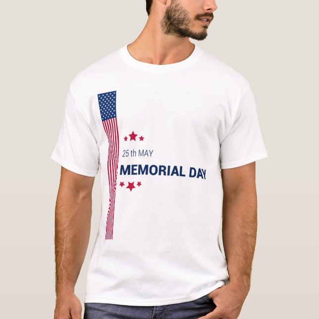 Memorial Day T-Shirt Design (Framsida)