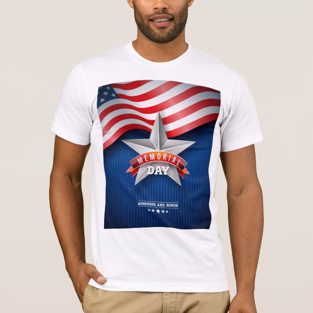 Memorial Day T-Shirt Design (Framsida)