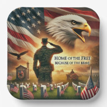 Memorial Day Tallrikar