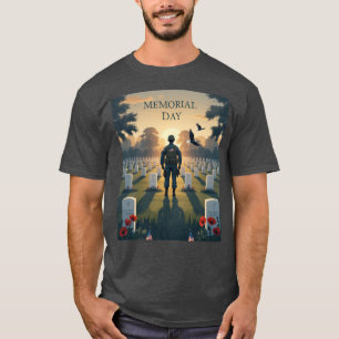 Memorial Day Tribute Artwork - Honoring America T Shirt