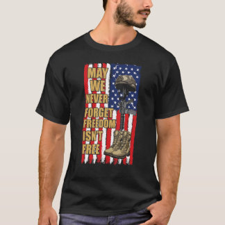 Memorial Day Veteran Freedom Isn t Free Veterans D T Shirt