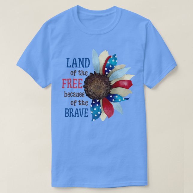 Memorial Day Veterans Day, 4:e juli patriotisk I T Shirt (Design framsida)