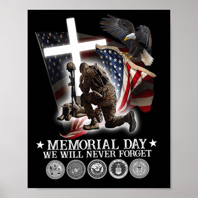 Memorial Day: Vi kommer aldrig att glömma Veteran  Poster (Framsidan)