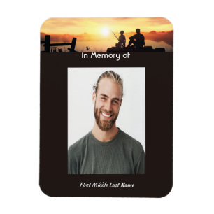 Memorial Far Son Fisherman Magnet