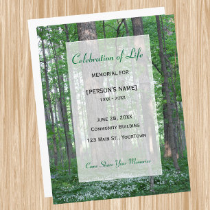 Memorial Firande i inbjudan till Life Forest