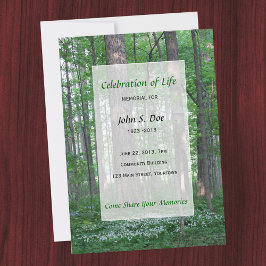 Memorial Firande, inbjudan till Life Forest