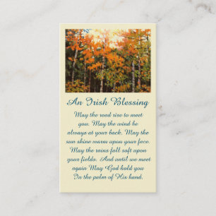 Memorial Firande of Life Bild Card Visitkort