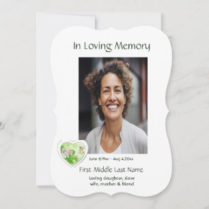 Memorial, Firande of Life, Service Hummingbird Inbjudningar