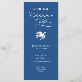 Memorial Firande of Life White Dove-inbjudan