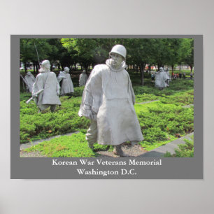 Memorial för koreanska Krig-veteraner - poster