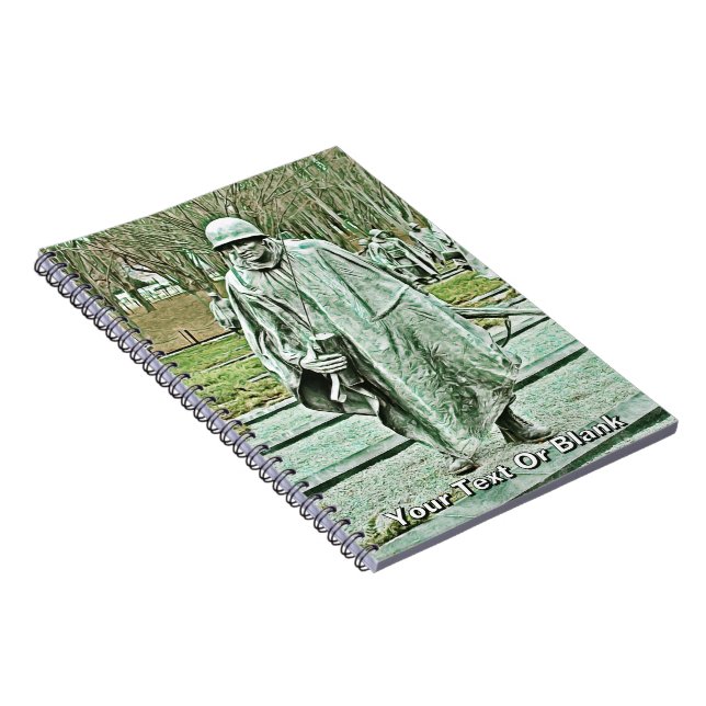 Memorial för sydkoreanska Krig veteraner Anteckningsbok (Högra Sidan)