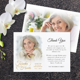 Memorial FOREVER I VÅRA HEARTS Photo Tack Kort