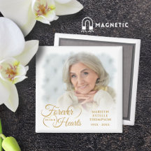 Memorial FOREVER I VÅRT HJÄRTAFOTO Guld