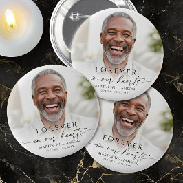 Memorial Forever in Our Hearts Photo Personalized Knapp