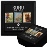 Memorial-förlust av Pet Personlig Photo Collage Minnesask<br><div class="desc">Känner du dig nere efter att ditt husdjur har dött? Varför inte skapa ett minneskollage behålla dem alltid nära? I den här personligen finns tre anpassade foton av ditt sällskapsdjur. Perfekten är ett sätt att minnas dem och deras minnen med vänner och familj. Gör en underbar gåva till husdjursförluster, en...</div>