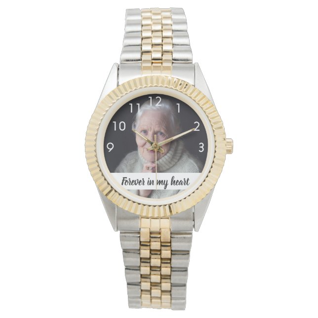 Memorial-foto Armbandsur (Framsida)