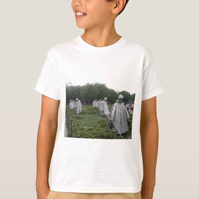 Memorial från Koreanska Krig veteran T Shirt (Framsida)
