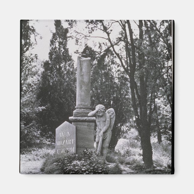 Memorial från Wolfgang Amadeus Mozart Magnet (Framsidan)