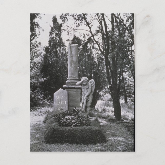Memorial från Wolfgang Amadeus Mozart Vykort (Framsida)