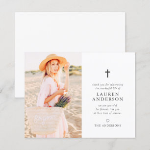 Memorial Funeral Modern Simple Chic Kor Tack Kort
