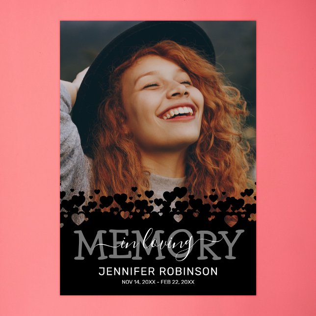 Memorial Funeral Photo Poster (Skapare uppladdad)